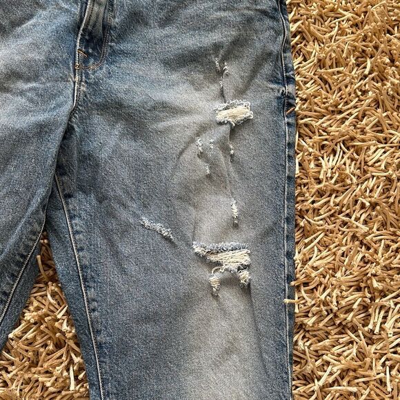 Good American Good Classic Distressed Hi-Rise Jeans GC062T Size 10/30 - Picture 4 of 14